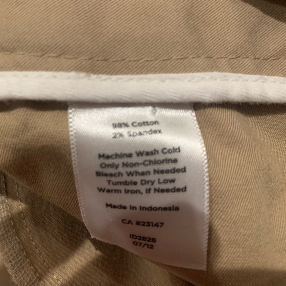 Talbots Heritage Khaki Chinos - Picture 6 of 11